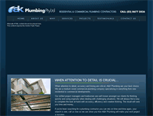 Tablet Screenshot of akplumbing.com.au